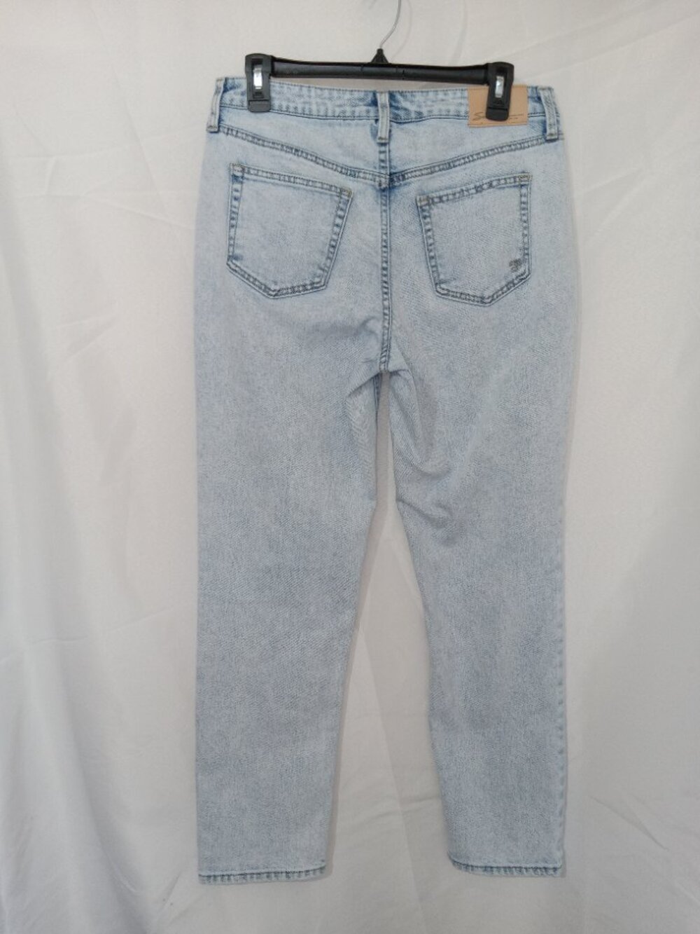Seven7 Slim Straight Jeans Womens 4 Light Wash Y2K 90s Minimal Denim - Picture 4 of 12